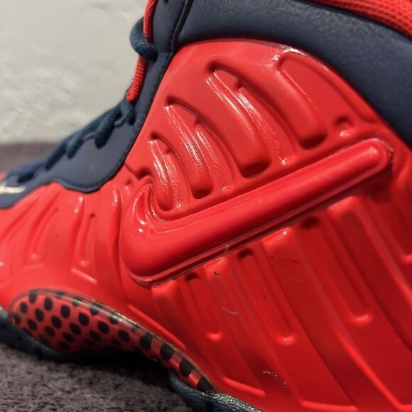 🔥🏀 Nike Little Posite Pro GS “USA Special Edition” CZ2520-600 Big Boy 7Y - EUC - Picture 7 of 15